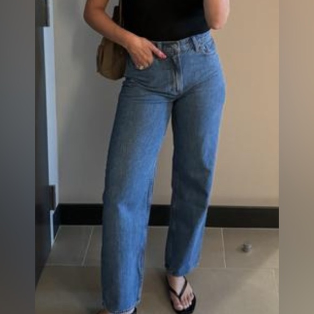 Abercrombie & Fitch Light Blue Straight Leg Jeans
